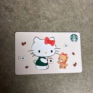 STARBUCKS HELLO KITTY GIFT CARD 2025